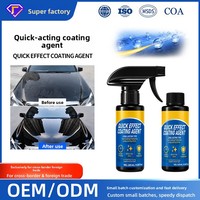 Cera para el Cuidado de la Pintura del Automóvil, Agente de Pulverización Manual, Revestimiento de Cristal de Grafeno Nano Cerámico con Empaque en Inglés