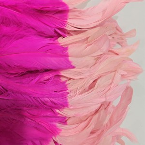Lông Cắt Tỉa 15-20Cm Hai Tone Rooster Lông Trim Ren Gà Lông Trim <span class=keywords><strong>Fringe</strong></span> Cho Lễ Hội Trang Phục Samba Khiêu Vũ - Product Image 3