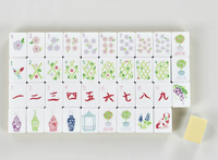 Tuiles de Mahjong en Acrylique Modernes de Luxe, Couleur et Taille Personnalisées, Qualité Professionnelle, Écologiques, Durables, Portables, Qualité Casino