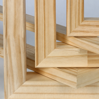 Barres de châssis en bois de pin naturel pour broderie, tailles variées, bandes de châssis en bois à mortaise et tenon pour cadres de tableaux et peintures