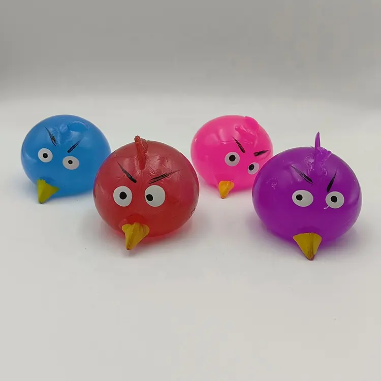 Knijpspeelgoed Vogel Stress Verlichting Zachte Pubber Waterbal Speelgoed Cadeau Voor Kinderen Volwassenen Squishy Speelgoed Voor Kinderen