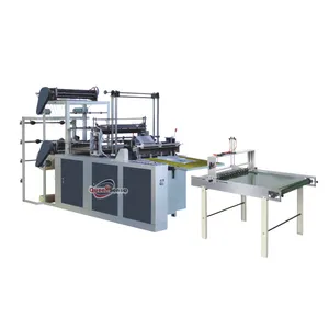 double layer cold cutting bag making machine plastic bag making machine computer heatsealing high speed bag making machine