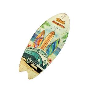 Venta caliente isla turista recuerdo regalo Material cerámico nevera pegatina playa tabla de surf decorativa para refrigerador doméstico - Product Image 6