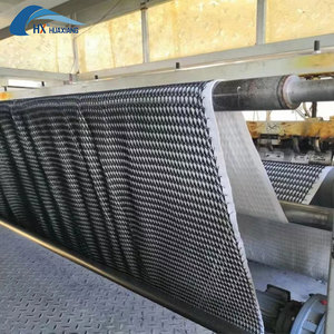 Géogrille de drainage géocomposite avec géotextile non tissé, filet de drainage 3D pour déponement - Product Image 6