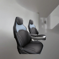 Housses de siège en cuir complètes pour 5 places, accessoires de voiture de luxe toutes saisons personnalisés pour BYD King Seal 5 DM-i Chazor Destroyer 05
