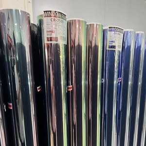 Màu đỏ và màu xanh Tắc Kè Hoa Tint Xe Cửa sổ phim năng lượng mặt trời Chống vỡ kính an toàn an ninh riêng tư cửa sổ phim cho xe hơi - Product Image 6