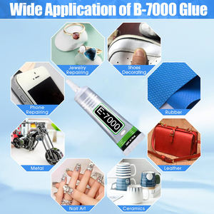 <span class=keywords><strong>Colle</strong></span> de réparation E7000 transparente pour artisanat de strass, bijoux, perles, adhésif semi-fluide à haute viscosité pour vêtements, chaussures, tissus - Product Image 6