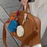 Sacs à main pour ordinateur haut de gamme rétro en PU avec fermeture éclair et chaînes, petits sacs pour femmes, accessoires, doublure en polyester solide Mifaktory, pour voyage et usage quotidien