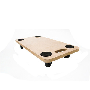 Wooden Mobile Platform <b>Cart</b> 590mm Four Wheel Industrial Moving <b>Tool</b> <b>Cart</b> - Product Image 1