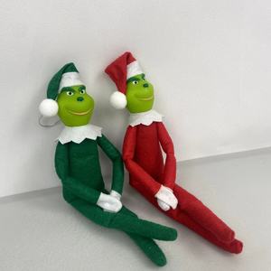 Addobbi Natalizi in Stock Elfo <span class=keywords><strong>Grinch</strong></span> in Pelliccia Verde Forniture per Feste Ornamento Mostro Verde Bambola Elfo <span class=keywords><strong>di</strong></span> Natale <span class=keywords><strong>Grinch</strong></span> - Product Image 5