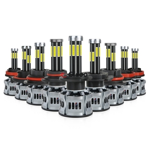 Ampoule de phare de voiture GICOO X8 à prix avantageux, 360 LED, 8000lm, 12V, pour voiture, moto, 9005, 9006, ampoule de phare automobile, antibrouillard - Product Image 2