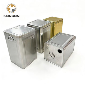 Boîte en fer blanc personnalisée 4L 5L carrée ou rectangulaire pour emballage métallique d'<span class=keywords><strong>huile</strong></span>, idéale pour l'<span class=keywords><strong>huile</strong></span> d'olive et l'<span class=keywords><strong>huile</strong></span> <span class=keywords><strong>de</strong></span> cuisson à usage industriel et alimentaire - Product Image 3