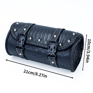 <span class=keywords><strong>Sacoche</strong></span> de moto imperméable en cuir à motif crocodile, à dégagement rapide, pour bagages avant/arrière, <span class=keywords><strong>mini</strong></span> <span class=keywords><strong>sacoche</strong></span> de selle, petite trousse à outils, <span class=keywords><strong>sacoche</strong></span> pour vélo électrique - Product Image 5