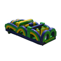 Parcours d'obstacles gonflable commercial personnalisé en PVC pour l'escalade en montagne, certifié CE, avec souffleur et double couture, pour adultes et enfants, événements extérieurs et intérieurs