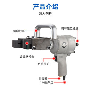 Máquina de corte por impacto HIFESON accionada por aire para plegado y perforación de chapa metálica de aluminio, herramienta de bricolaje - Product Image 4
