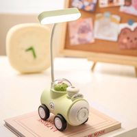 Train à LED Petite lampe de bureau Chargement USB Taille-crayon de bureau pour étudiant Learning Eye Protection Bedroom Lamp Cadeau pour enfants