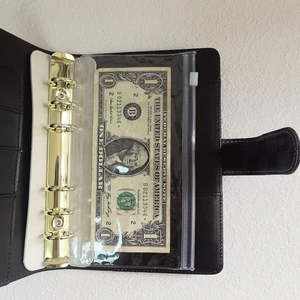 Wenshun Frost rõ ràng PVC đôi túi tiền mặt phong bì xé kháng Top TảI Dây kéo đóng cử<span class=keywords><strong>a</strong></span> vuông cho các trường học tài liệu lưu trữ - Product Image 6