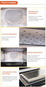 3200W Used High-Speed <b>Commercial</b> Chef Style <b>Microwave</b> Oven With One Touch Controls Impingement Oven for Sale EOA-1S 3-5X Faster - Product Image 5