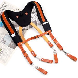 Tirantes Acolchados para <span class=keywords><strong>Electricista</strong></span> AISENIN, Sistema de Suspensión Resistente, Cuero para Cinturón de Herramientas, Soporte Personalizado OEM y ODM - Product Image 6