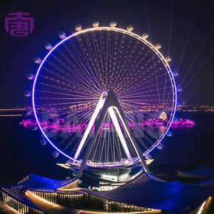 Source de lumière ponctuelle LED RGB extérieure IP65 pour façades d'hôtels, parcs à thème, grandes roues, bâtiments, blanc chaud, PC, adaptée aux parcs - Product Image 2