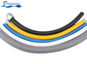Tubería Metálica <span class=keywords><strong>Flexible</strong></span> de Acero Galvanizado de 20 mm (3/4 de Pulgada) para Protección de Cables, Resistente al Fuego, Impermeable, Recubierta de <span class=keywords><strong>PVC</strong></span> - Product Image 3