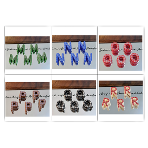 ลูกปัดอะคริลิคสีชมพูลา<span class=keywords><strong>ย</strong></span>ตารางขนาดใหญ่สำหรับพวงกุญแจ งานฝีมือ ลูกปัดตัวอักษรพยัญแบบกำหนดเอง - Product Image 5