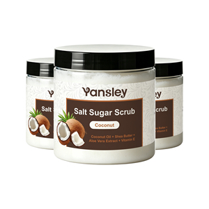 Gommage corporel hydratant et exfoliant Yansley contenant de l'huile de noix de coco, de l'aloe vera, des propriétés anti-rides et blanchissantes - Product Image 6