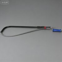 Déboucheur WC à tête sphérique en acier au carbone et plastique, outil de nettoyage d'égouts personnalisable OEM de qualité DIY pour le débouchage des canalisations
