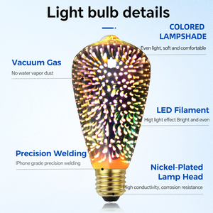 Lampu Filamen <span class=keywords><strong>LED</strong></span> Kembang Api untuk Dekorasi, Penjualan Pabrik Grosir - Product Image 2