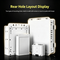 Caja de Plástico para Exteriores con Protección IP66, Caja de Conexiones Universal para Cámara de Seguridad, Conector de Cable de Alimentación