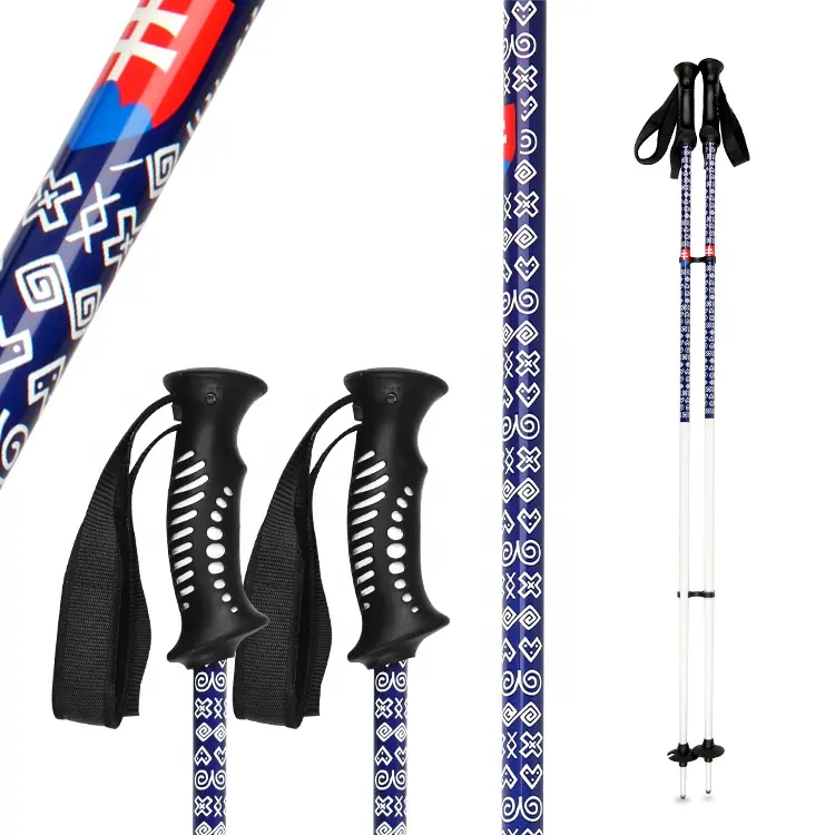 Combinaison légère en aluminium nordique, nouveauté, personnalisé, vente en gros, perche de ski chauffante, 7075