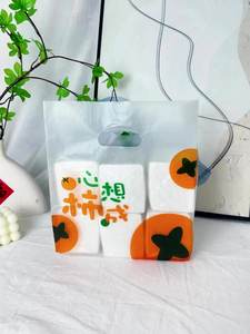 ถุงช้อปปิ้งพลาสติก HDPE แบบไดคัท มีวาล์ว แบบใช้แล้วทิ้ง มีข้างขยาย ดีไซน์โครเมียม ลายฮาวาย เป็นมิตรกับสิ่งแวดล้อม สำหรับการจัดส่ง - Product Image 3