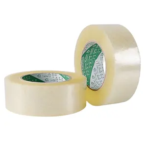 Imballaggio adesivo acrilico all'ingrosso jumbo roll bopp tear tape nastro bopp personalizzato