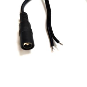 DC5521 kadın çıplak tel Pigtail 5.5x2.1mm DC Pigtail kablo 14AWG 0.3m DC güç Pigtail ile elimden biter - Product Image 3
