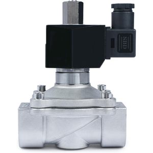 EE. UU. Válvula Solenoide Sólida de 1 Pulgada de Acero Inoxidable 12V CC Normalmente Abierta con Sello Viton Tipo Caja de Conexiones - Product Image 6