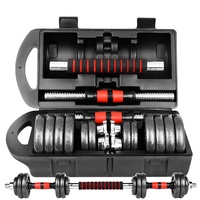ONESTARSPORTS Haltères de gymnastique en fonte multi-poids peinture noire, haltères réglables en chrome 50kg pour le fitness, prix d'usine, vente à chaud