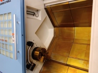 Tour CNC à banc incliné TCK56Y avec tourelle motorisée BMT55 pour tournage, fraisage, perçage et filetage – Centre de tournage à banc incliné