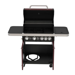 Style d'armoire de gril de BBQ de gaz propane de brûleur rouge de haute qualité 4 + 1 pour le <span class=keywords><strong>barbecue</strong></span> extérieur de maison - Product Image 4