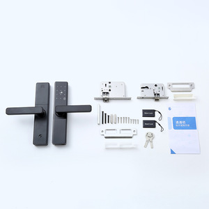 Wenxun Smart <b>Lock</b> For Wooden Door With Fingerprint Password Card Swipe S096M - Product Image 4