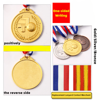 Médailles sportives personnalisées Or Argent Bronze Football Basketball Taekwondo Course à pied Supports de médailles Fabricants de médailles de compétition