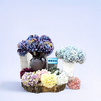Bunga Hydrangea Sutra Buatan Vintage dengan Teknik Simulasi untuk Dekorasi Showroom dan Rumah