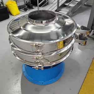 Özelleştirilebilir Döner Gıda Tozu Titreşimli Elek Filtre Ekipmanı Paslanmaz Çelik Titreşimli Elek Ayırma Makinesi - Product Image 2