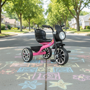 Safe Kids Trike Diseño 3 en 1 con faros LED Espejo retrovisor Música educativa y ruedas antideslizantes <span class=keywords><strong>Triciclo</strong></span> para niños - Product Image 6