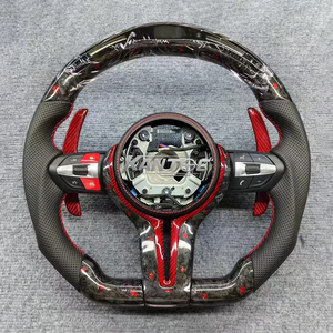 <span class=keywords><strong>M</strong></span> Sport Racing <span class=keywords><strong>Volant</strong></span> pour bmw F10 <span class=keywords><strong>F20</strong></span> F30 M3 F80 M4 F82 M2 F87 M5 F90 X5 E70 E88 E90 E92 Fond Plat Forgé Carbone - Product Image 3