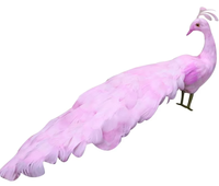 Nouveau produit en gros : Paons artificiels grandeur nature pour décorations de Noël et de fête