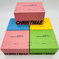 Boîte à chaussures en carton pliable épaisse et solide pour chaussures de boxe, emballage, stockage, expédition avec fermeture éclair