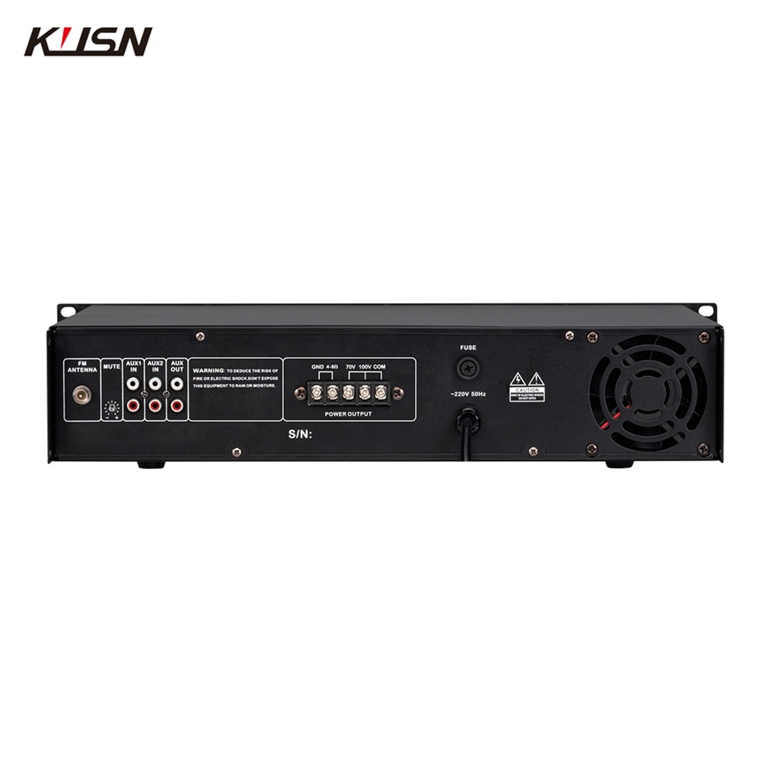 6 PCS 6 Inch 6W Ceiling Speaker 80W Mixing Amplifier with Bluetooth USB Powered PA Sound System for Church Public Address · image 3