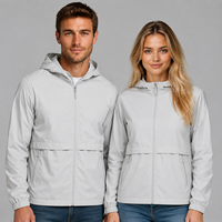 Veste de pluie légère pour la pêche et la randonnée, 100% polyester