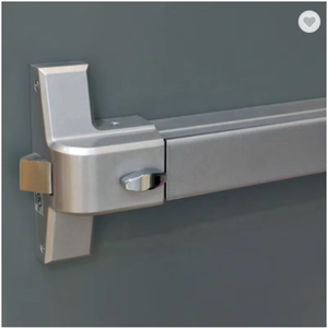 Serrure à barre de poussée pour porte coupe-feu en acier à <span class=keywords><strong>double</strong></span> ouverture, design postmoderne pour évacuation d'urgence intérieure et extérieure commerciale - Product Image 3