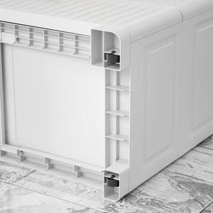 Armoire <span class=keywords><strong>de</strong></span> <span class=keywords><strong>rangement</strong></span> en <span class=keywords><strong>plastique</strong></span> avec roulettes, 5 niveaux avec <span class=keywords><strong>tiroirs</strong></span>, 64 cm <span class=keywords><strong>de</strong></span> large, grande capacité, organisateur pour chambre à coucher, salon - Product Image 5